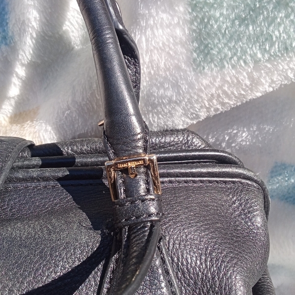 Isaac Mizrahi Black Leather Bag - Picture 6 of 14